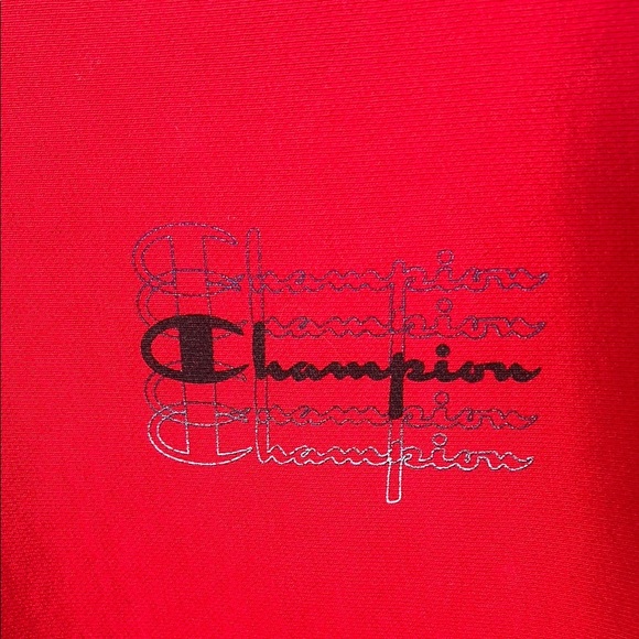 Vintage Champion Red Crewneck sweatshirt - Picture 4 of 10